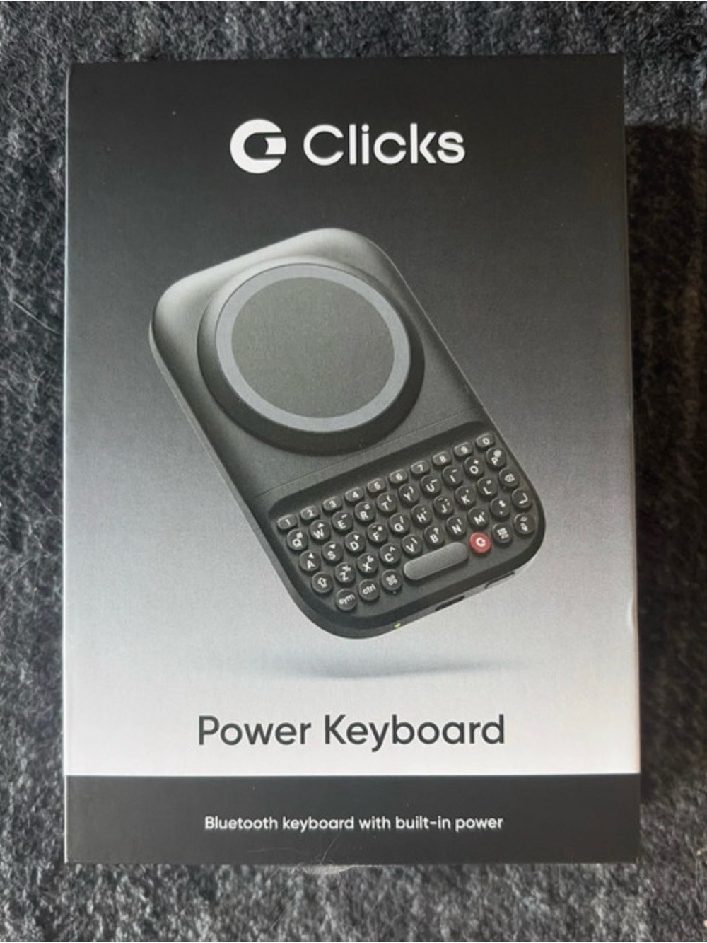 Power Keyboard Bluetooth Charger & Portable Keyboard - Black